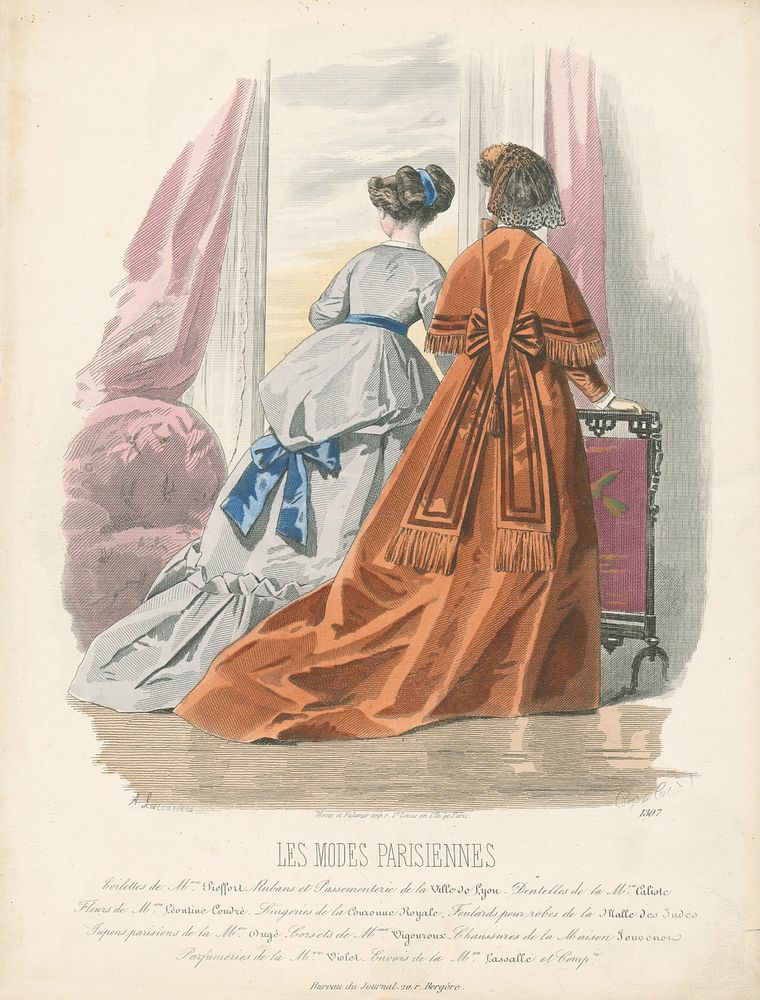 Les modes parisiennes. By Francois Claudius Compte Calix