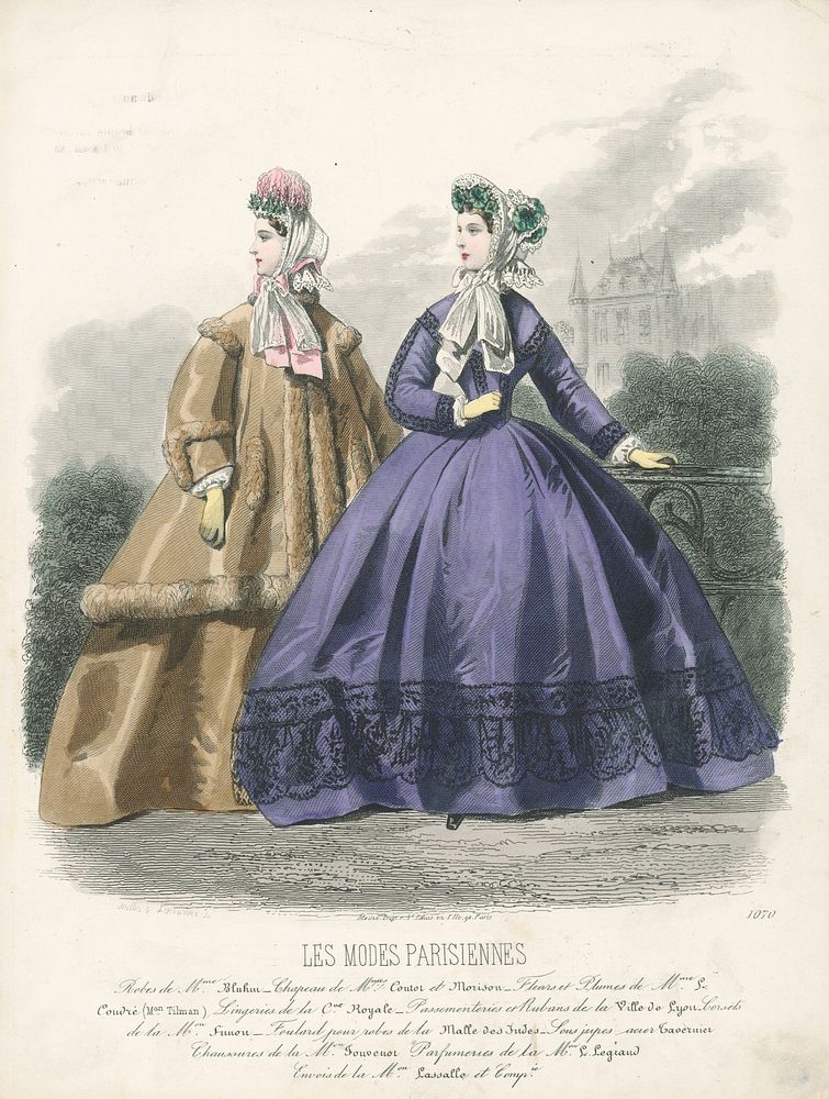 A letter from the fashion magazine les modes parisiennes., Atelier Lacouriere