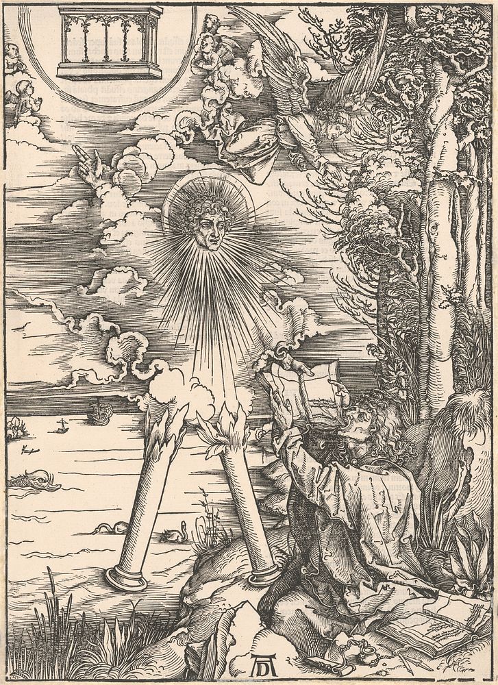 Saint john at patmos by Albrecht Dürer