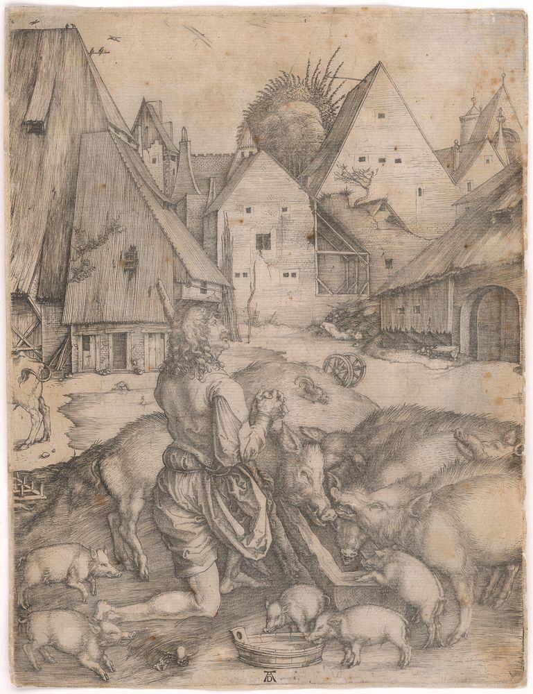 The lost son by Albrecht Dürer