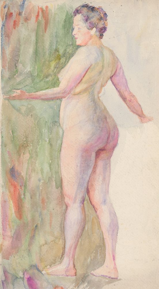 Standing female nude, Ivan Žabota