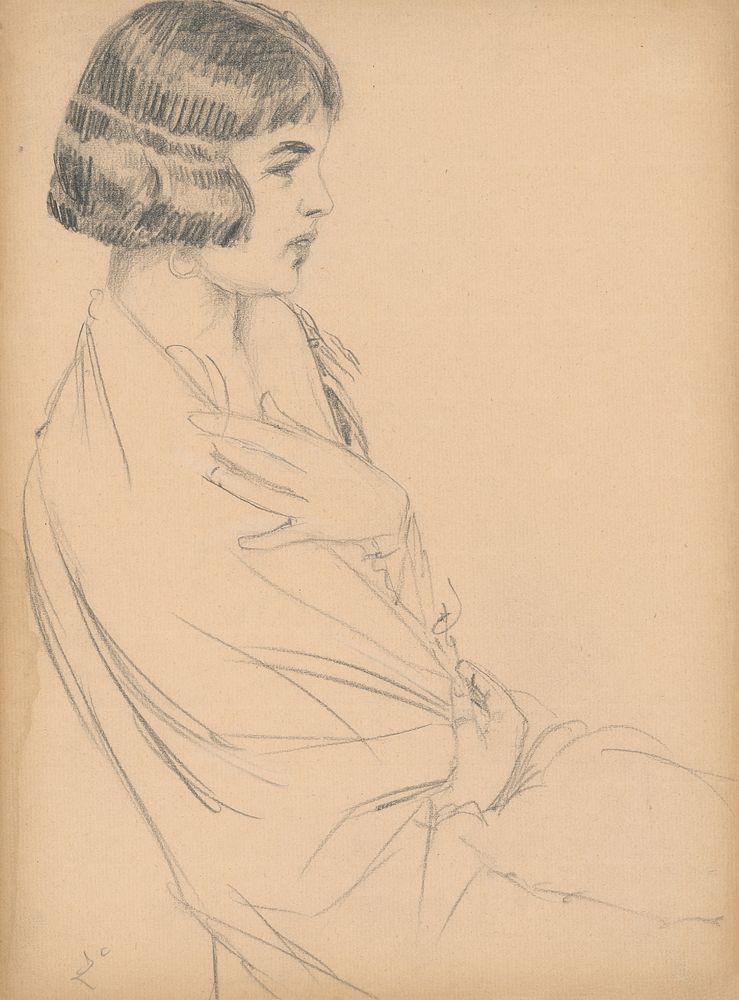 Seated young lady