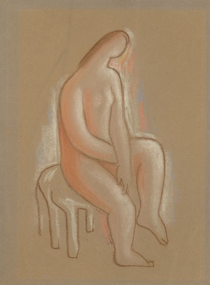 Seated woman by Mikuláš Galanda