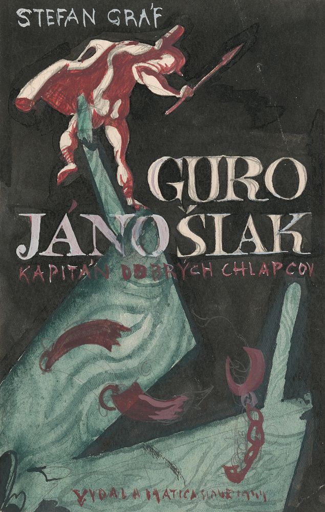 Cover design for štefan gráf's book jur jánošiak, Jan Novák