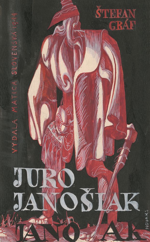 Cover design for štefan gráf's book jur jánošiak, Jan Novák