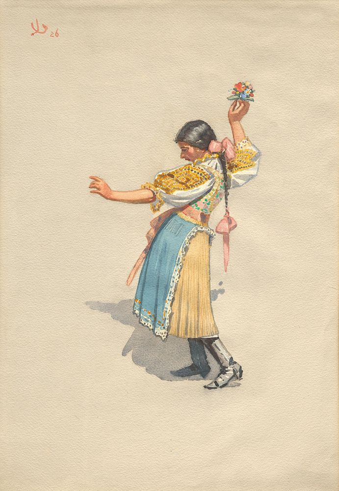 Dancer from piešťany, Joža Úprka