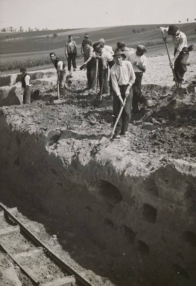 Untitled (railway construction) by Milos Dohnány