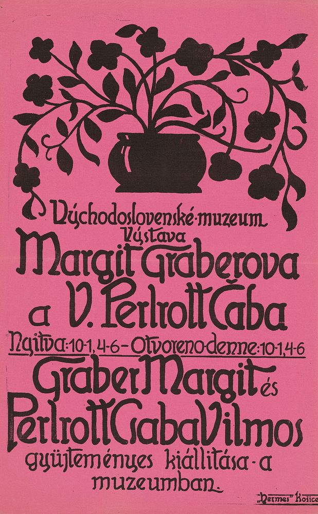 Exhibition margit graberová and v. perlrott čaba