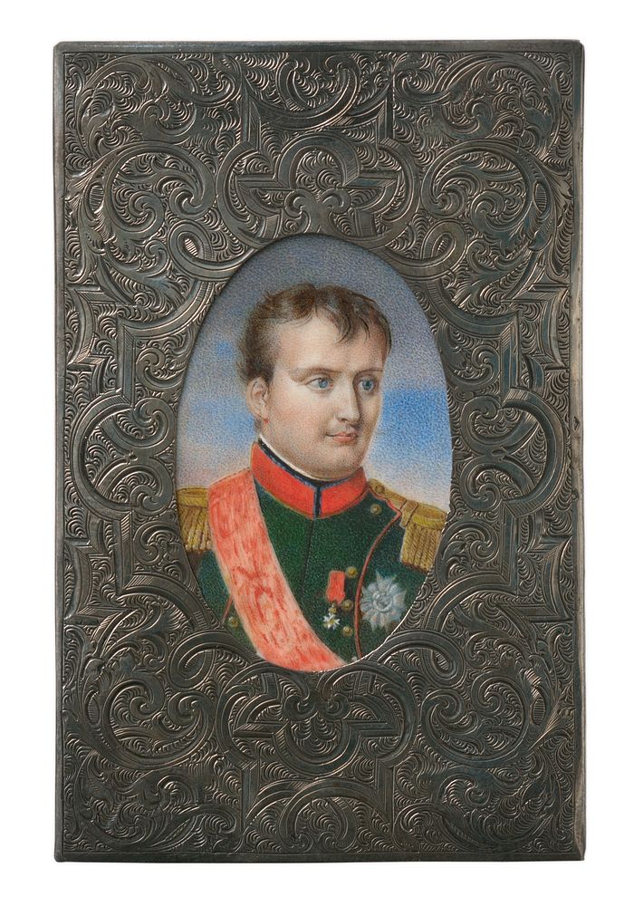 Miniature of napoleon in a frame