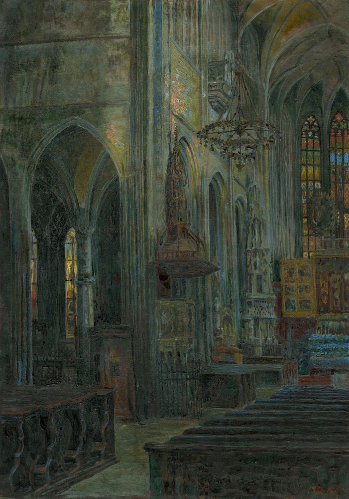 The interior of the košice cathedral, Florian Milan