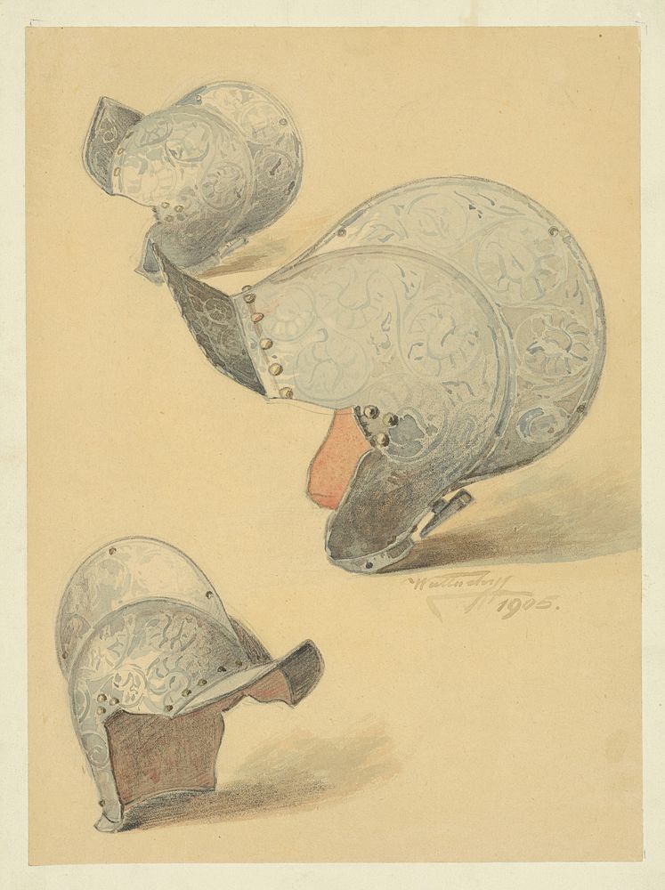 A study of helmets, Eugene Wallachy