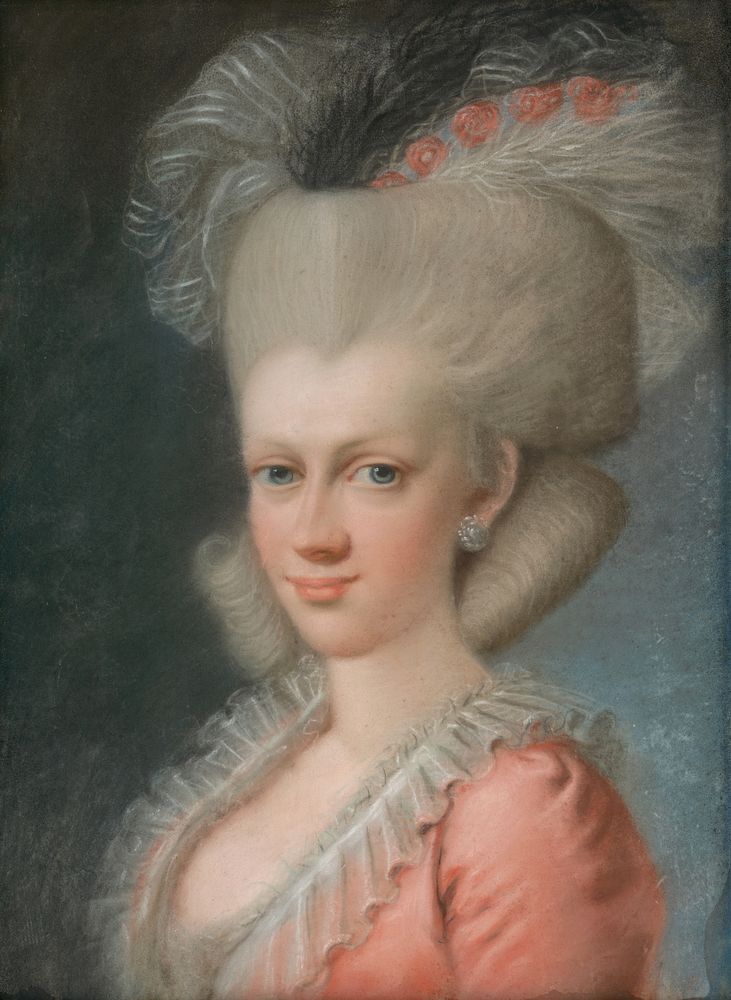 Lady with a wig, Joseph Friedrich Wagner