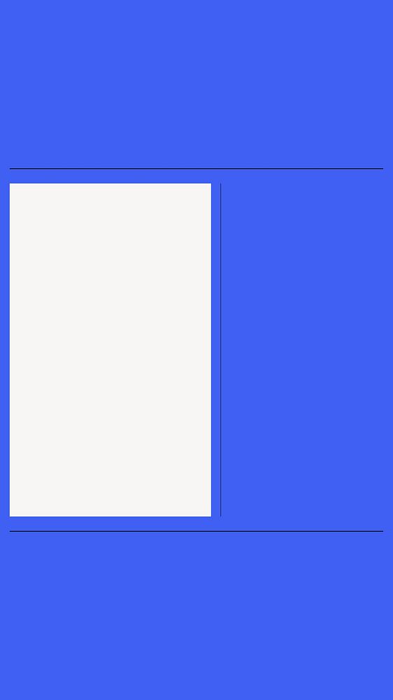 Blue rectangle frame clipart vector