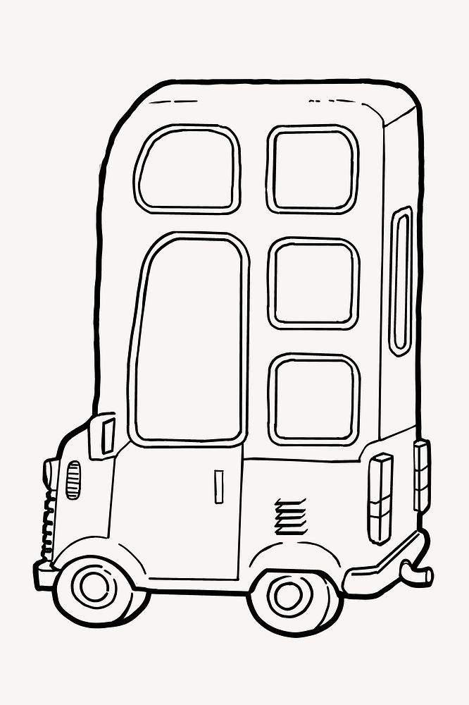 Triple decker bus