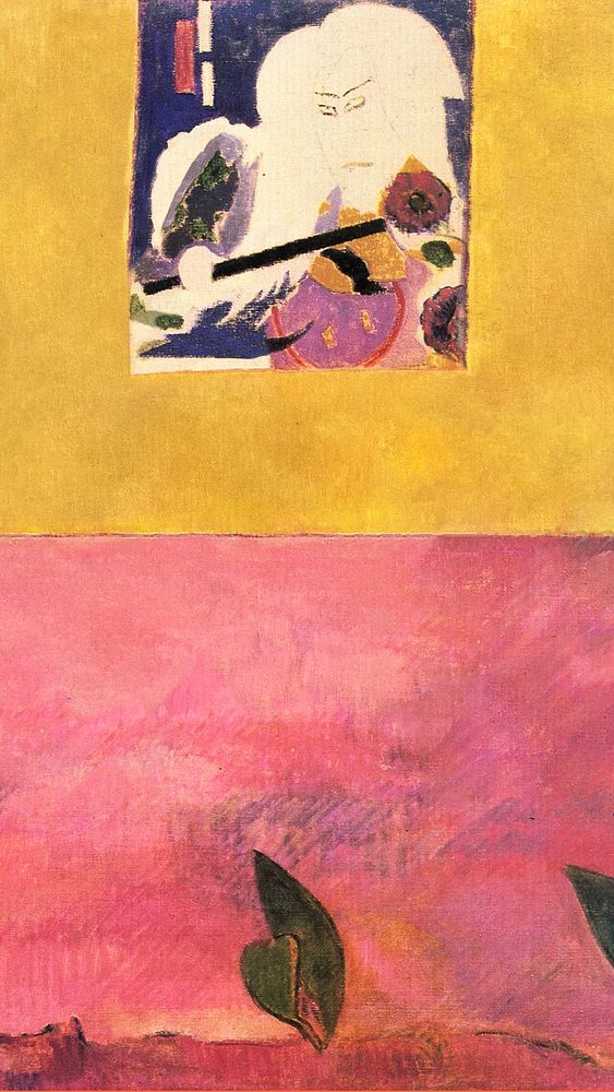 Paul Gauguin's vintage phone wallpaper, still life illustration, remixed by rawpixel