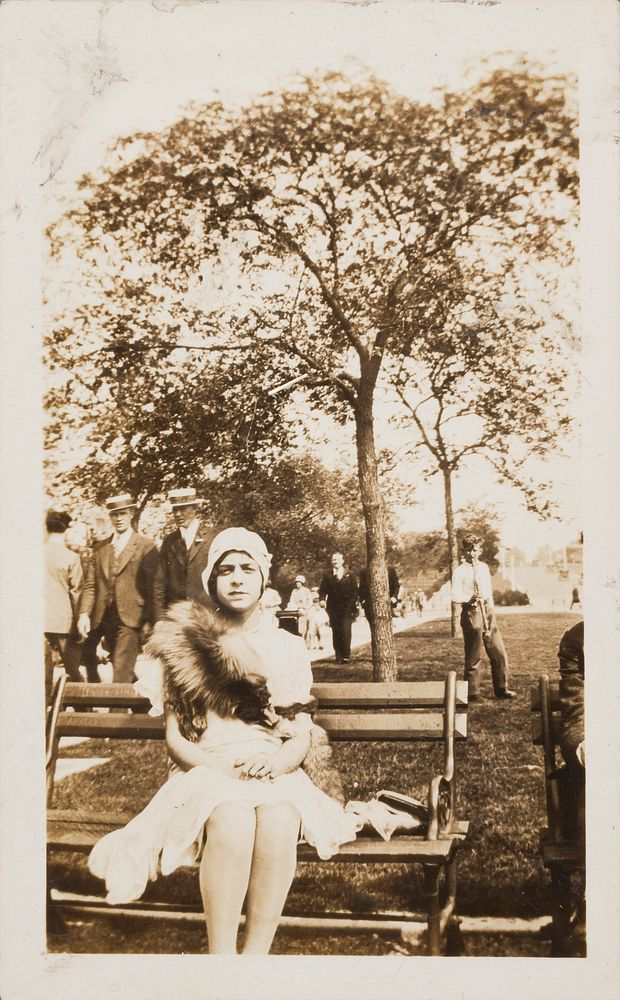 Untitled (Woman on a Park Bench)