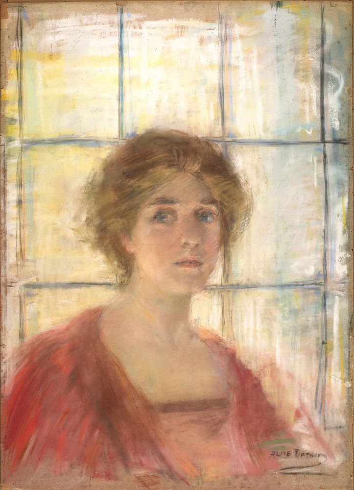 Against the Window by Alice Pike Barney, born Cincinnati, OH 1857-died Los Angeles, CA 1931