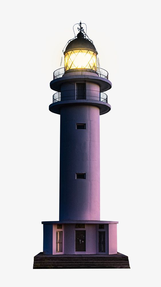 Lighthouse tower isolated design