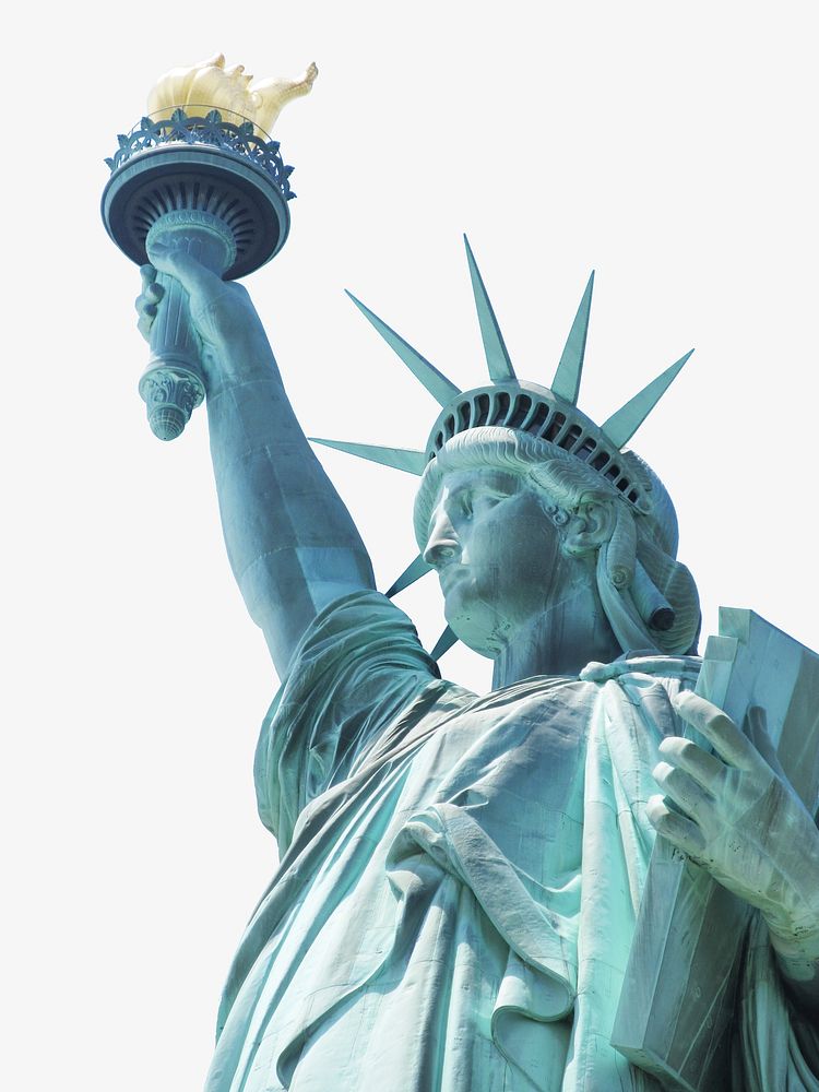 Statue of Liberty isolated image