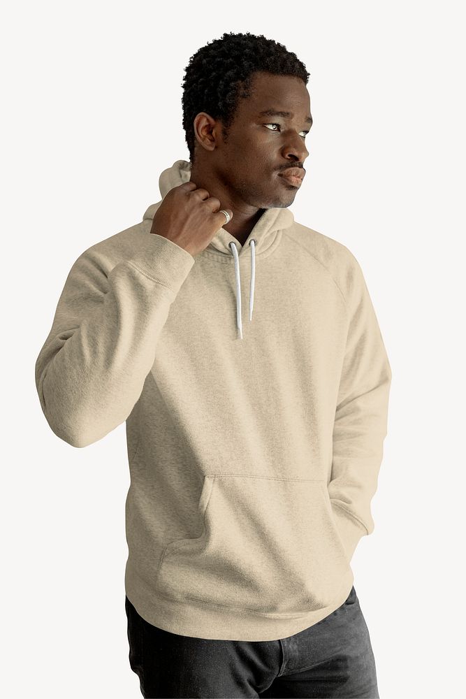 Men's hoodie  mockup, editable design psd