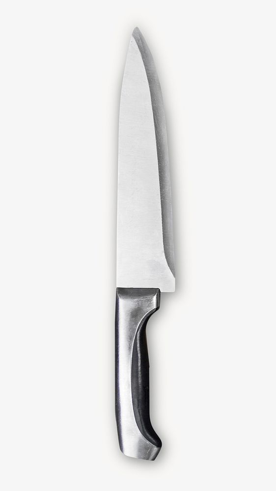 Kitchen knife, isolated object on white