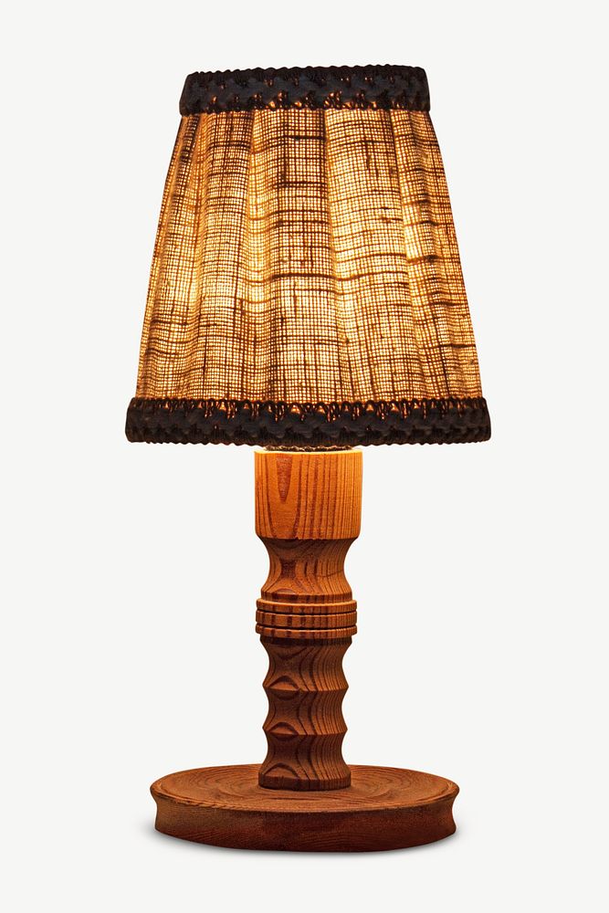 Vintage table lamp psd