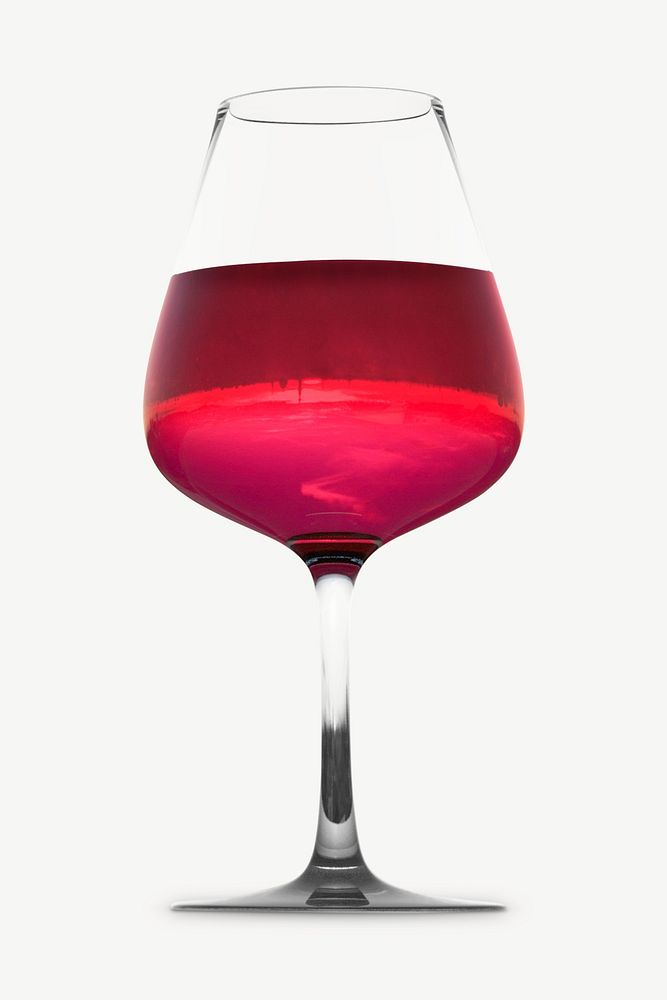 Red wine design element psd