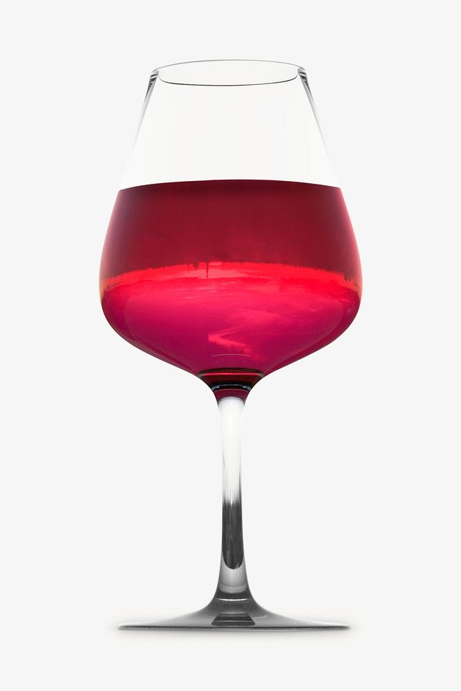 Red wine, isolated image