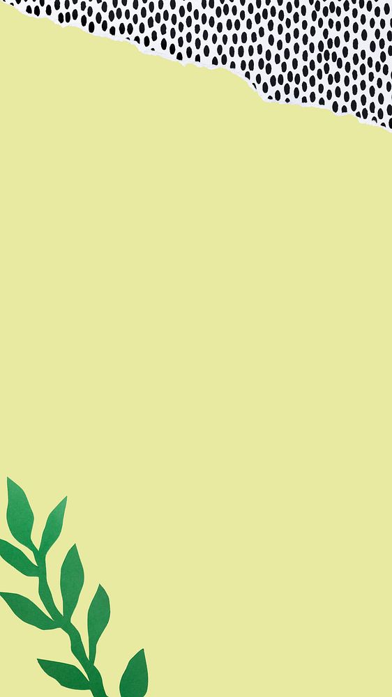 Cute mobile wallpaper, simple doodles on pastel green background