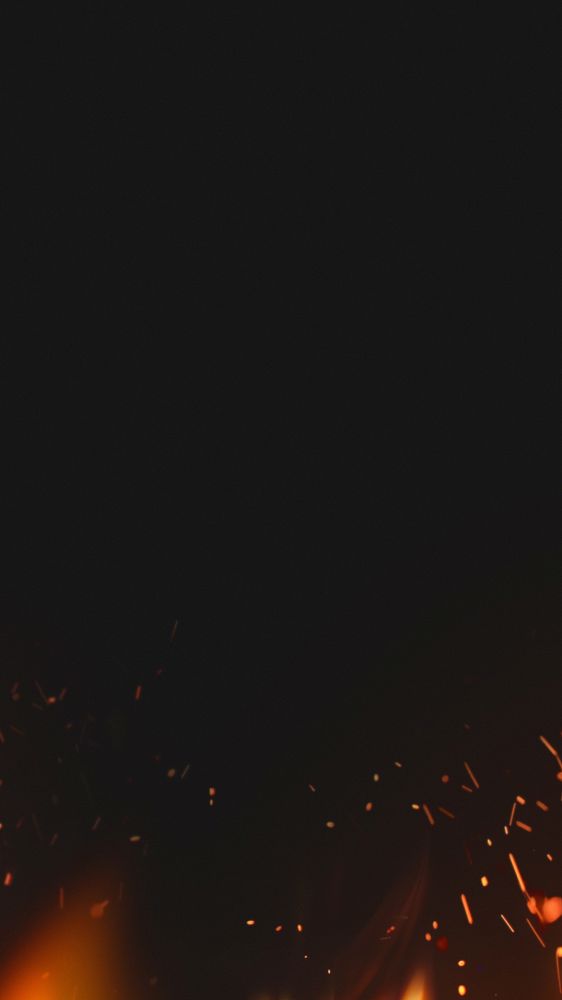 Aesthetic flame border mobile wallpaper, brown background