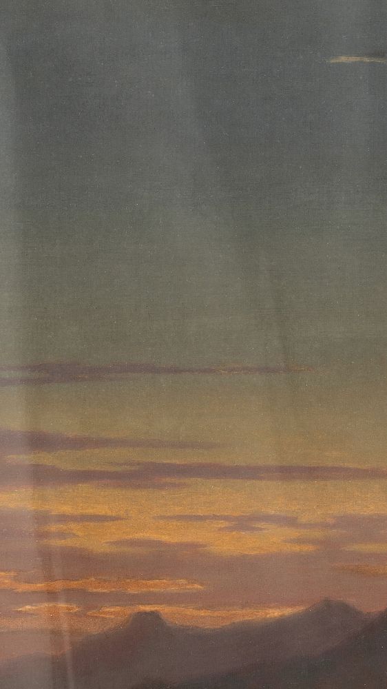 Sunset sky landscape iPhone wallpaper