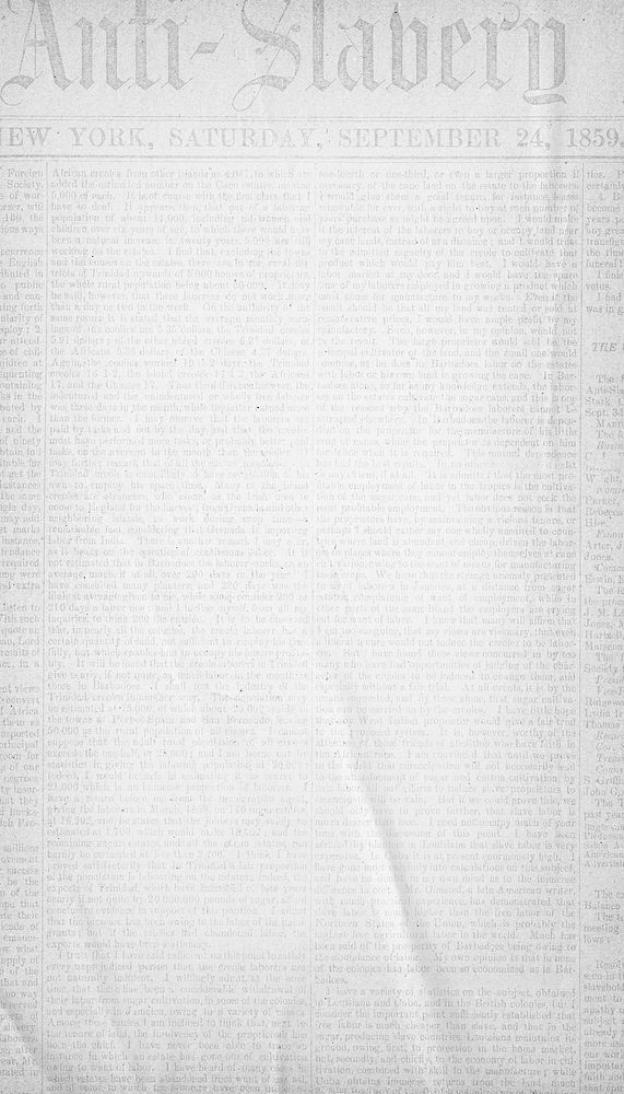 Vintage news article iPhone wallpaper, white paper textured background