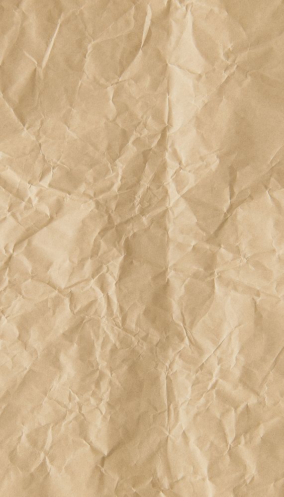 Brown crumpled paper iPhone wallpaper