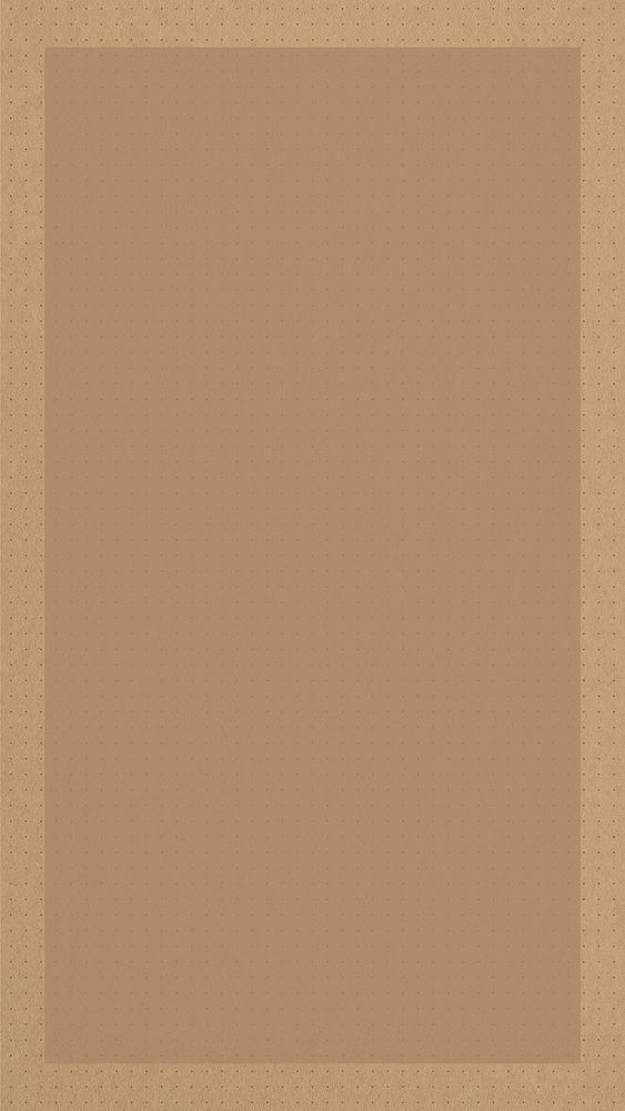 Brown dotted frame iPhone wallpaper