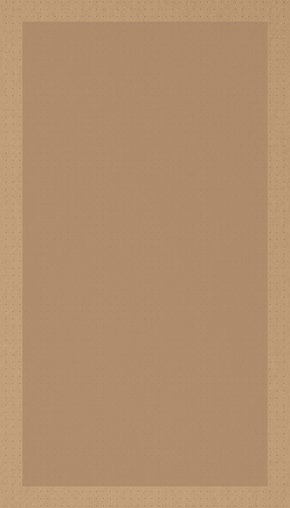 Brown dotted frame iPhone wallpaper