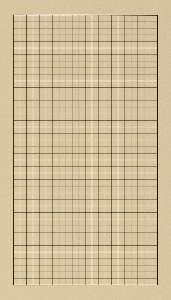 Brown cutting mat iPhone wallpaper, grid patterned design