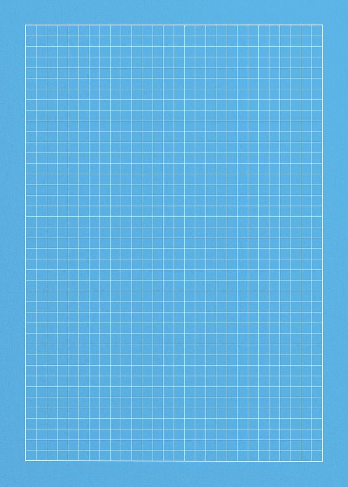 Blue cutting mat background, grid patterned design