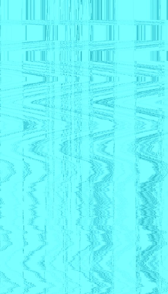 Abstract VHS glitch iPhone wallpaper, blue design