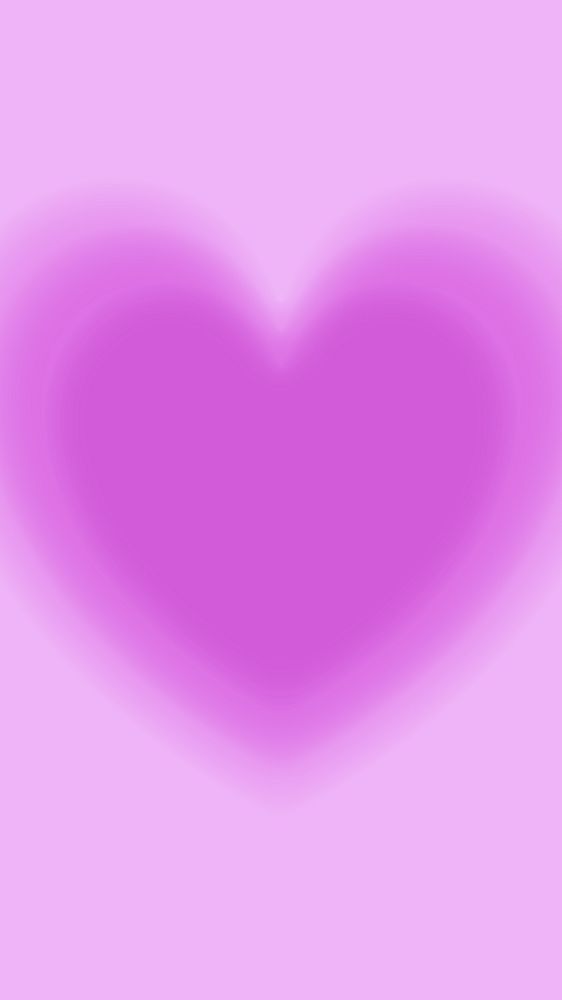 Pink heart aura iPhone wallpaper, aesthetic background