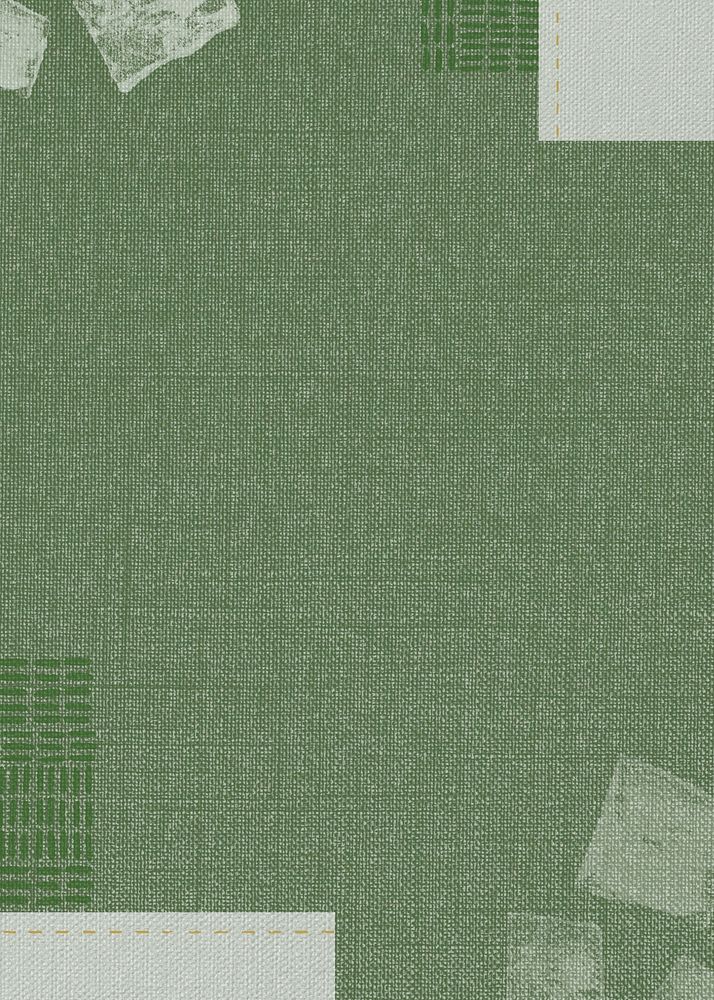 Green canvas textured background