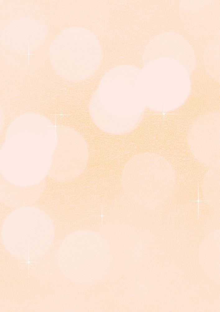 Pastel orange bokeh background