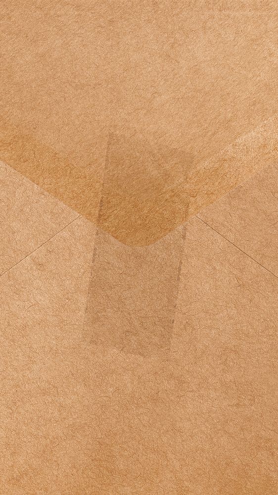 Brown envelope paper phone wallpaper