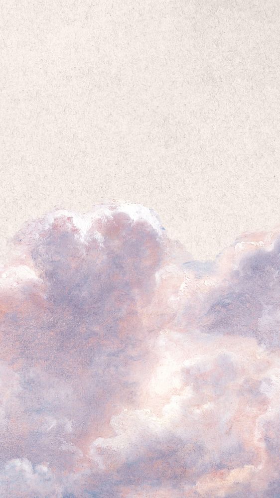 Aesthetic cloudscape iPhone wallpaper, dreamy background