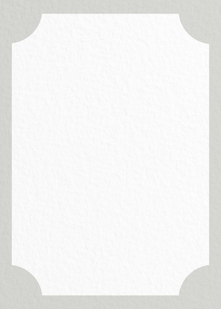 Gray frame background, white design