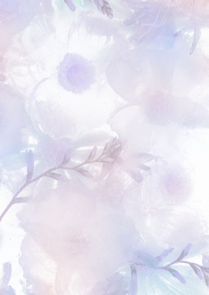 Pastel floral watercolor background