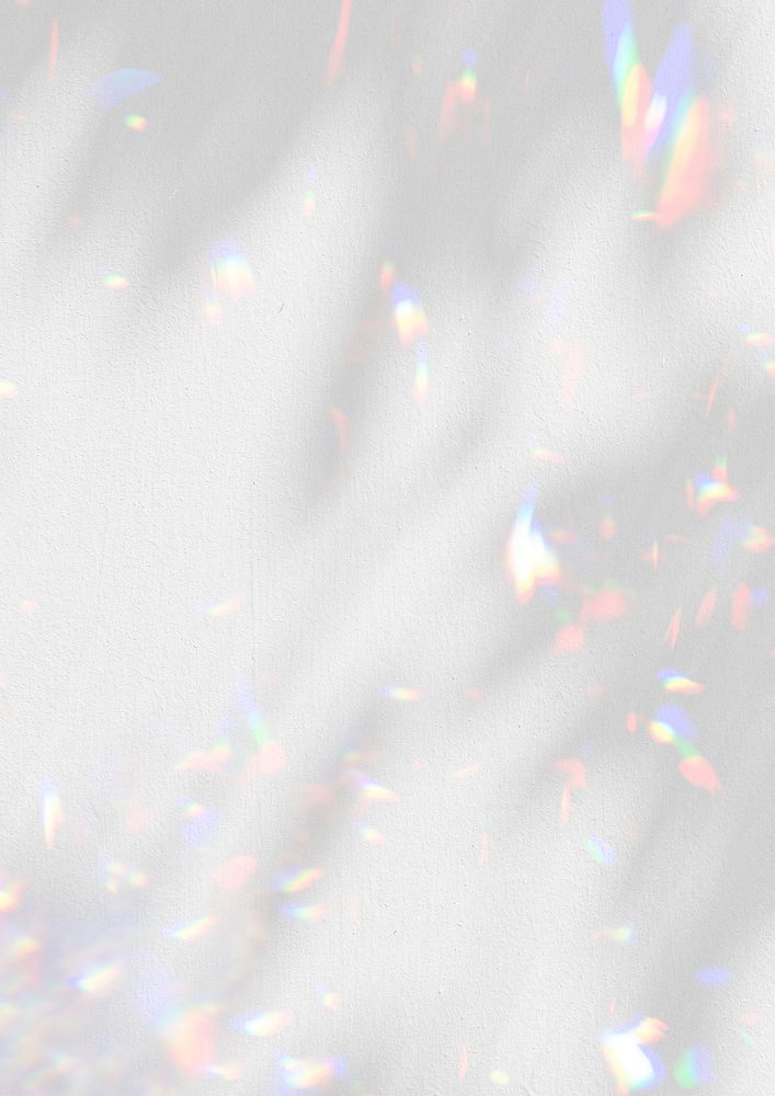 White sparkly holographic background