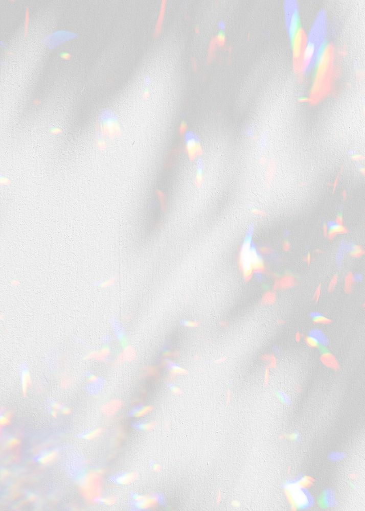 White sparkly holographic background