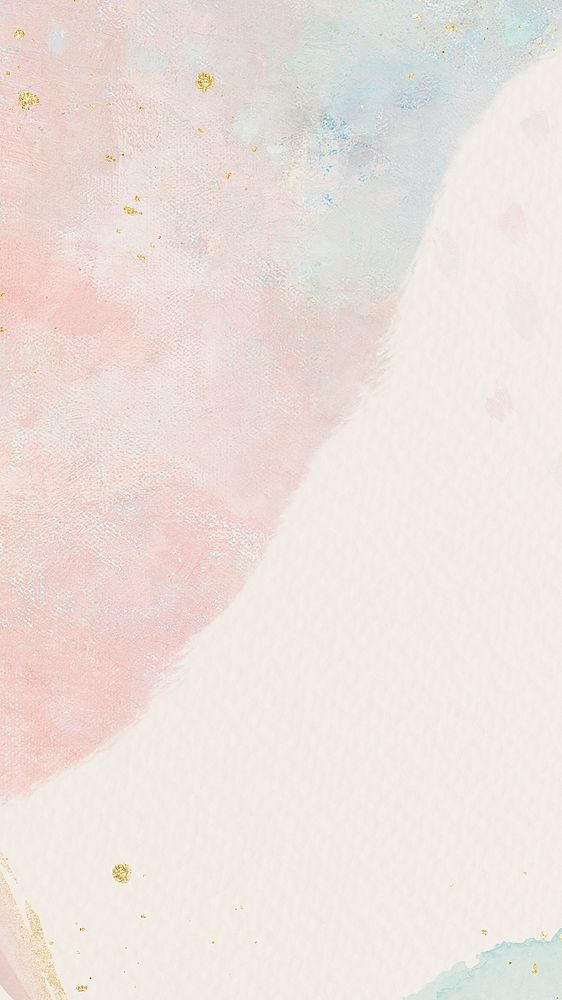 Pastel pink aesthetic mobile wallpaper, beige textured background