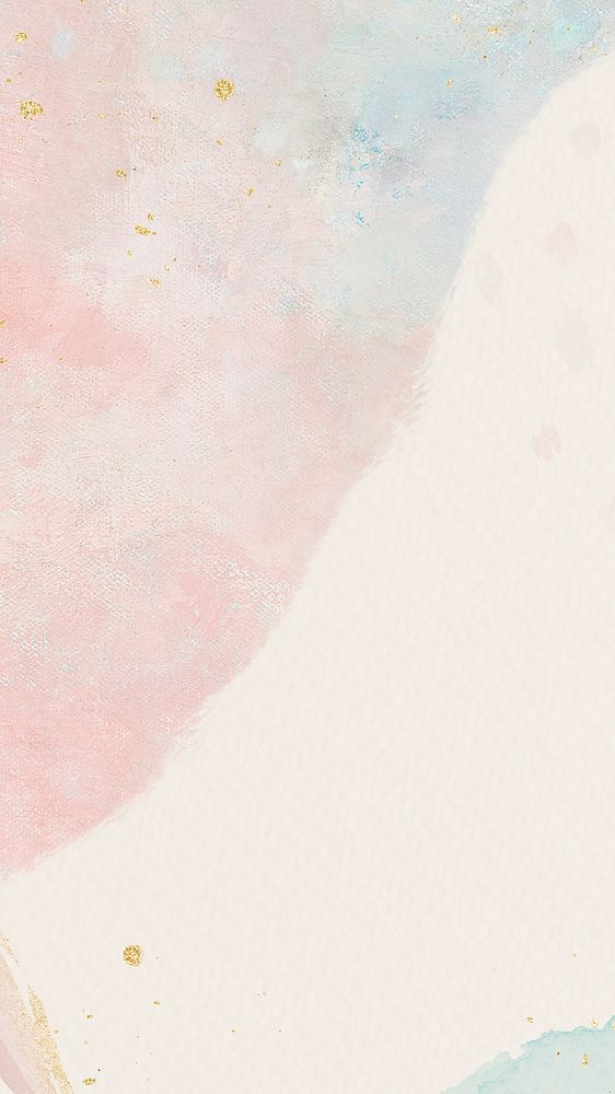 Pastel pink aesthetic mobile wallpaper, beige textured background