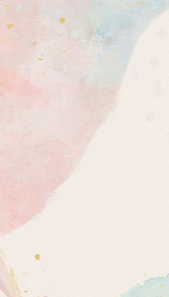 Pastel pink aesthetic mobile wallpaper, beige textured background